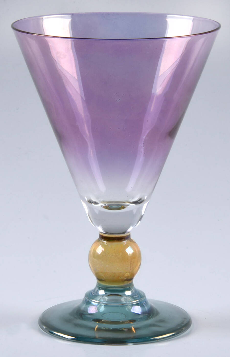 Rainbow Lavender-Green Footed Tumbler by Mila Intl-1