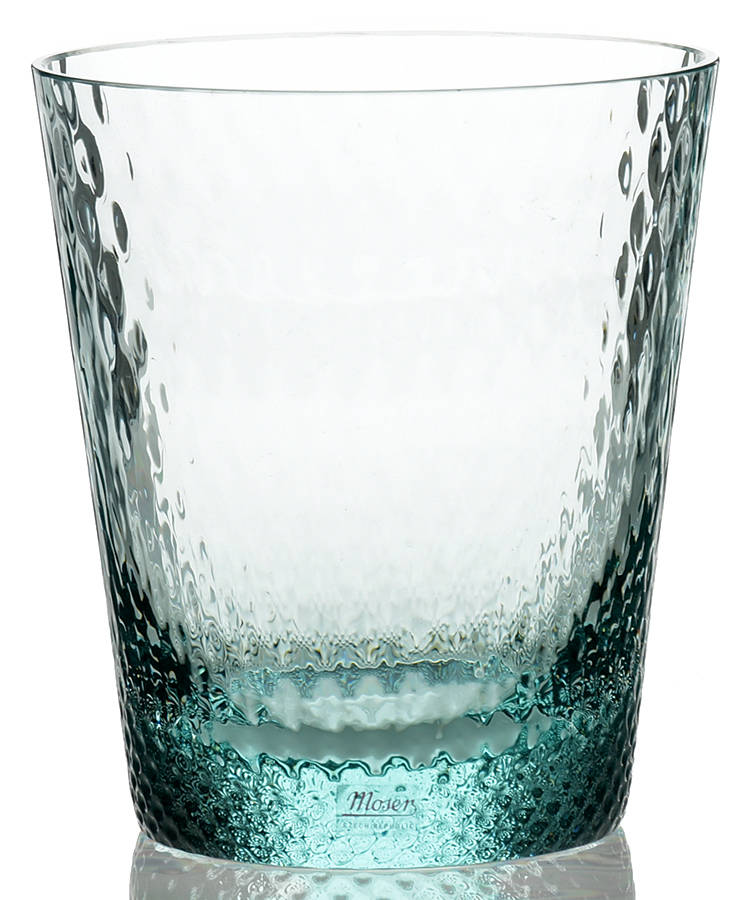 Conus Wave Turquoise Double Old Fashioned by Moser-1