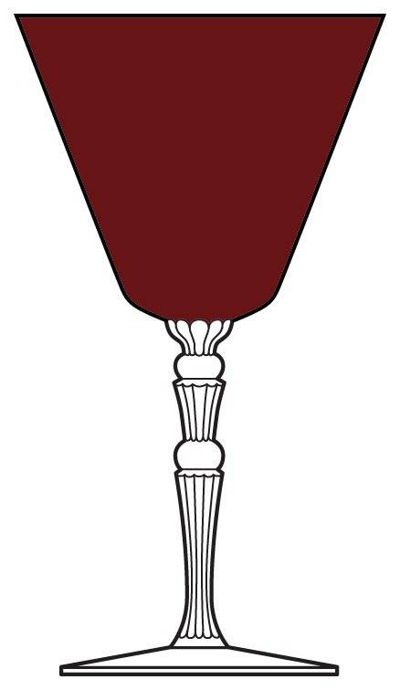 Jacobean-Ruby Water Goblet by Morgantown-1