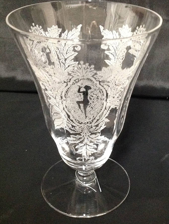 Saranac Sunrise (Stem #7668) Footed Tumbler by Morgantown-1