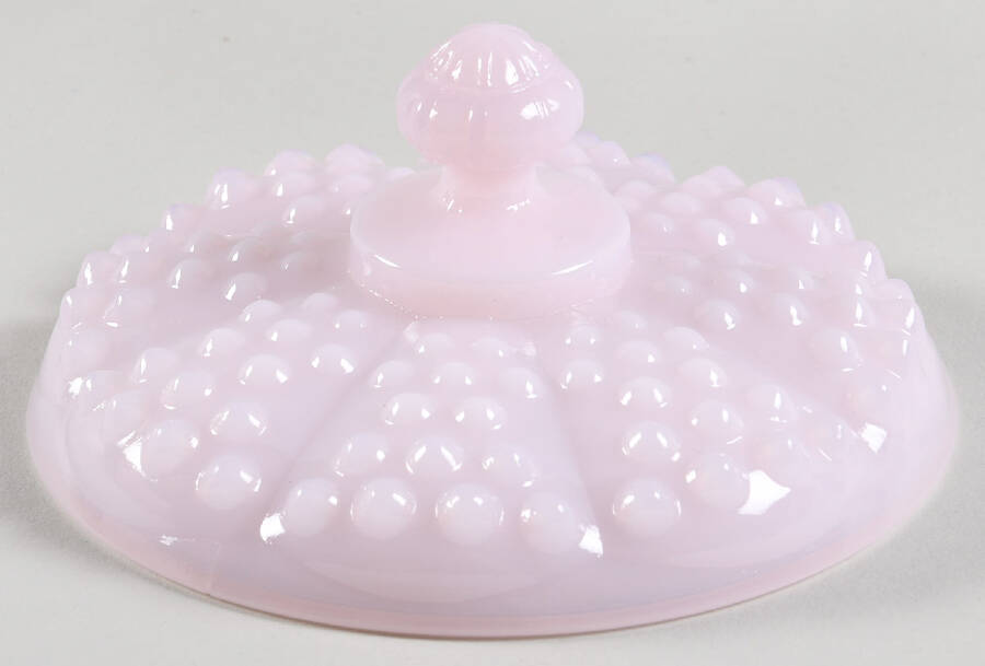 Gigi Crown Tuscan Pink Lid for Butter Tub by Mosser (Ohio)-1
