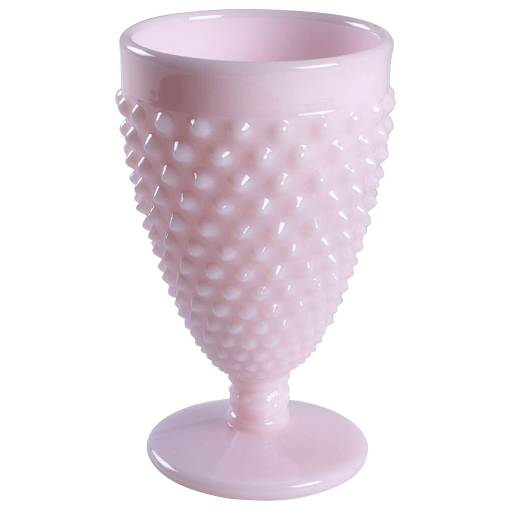 Gigi Crown Tuscan Pink Water Goblet by Mosser (Ohio)-1