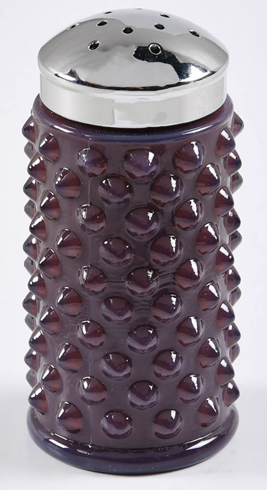 Gigi Eggplant Pepper Shaker with Metal Lid by Mosser (Ohio)-1