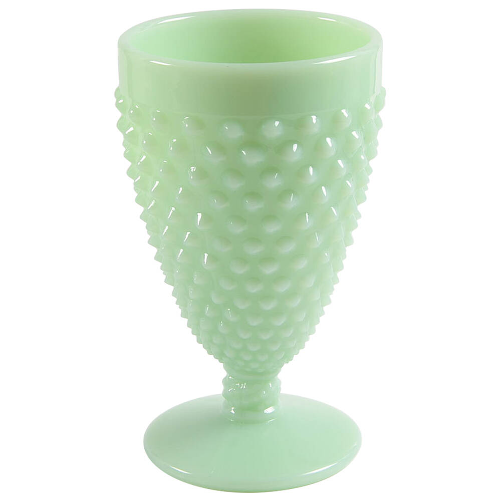 Gigi Jadeite Water Goblet by Mosser (Ohio)-1