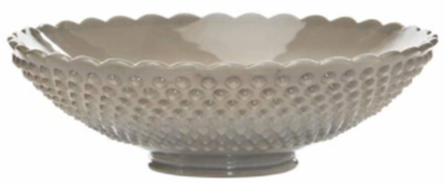 Gigi Marble Gray 11" Footed Bowl by Mosser (Ohio)-1