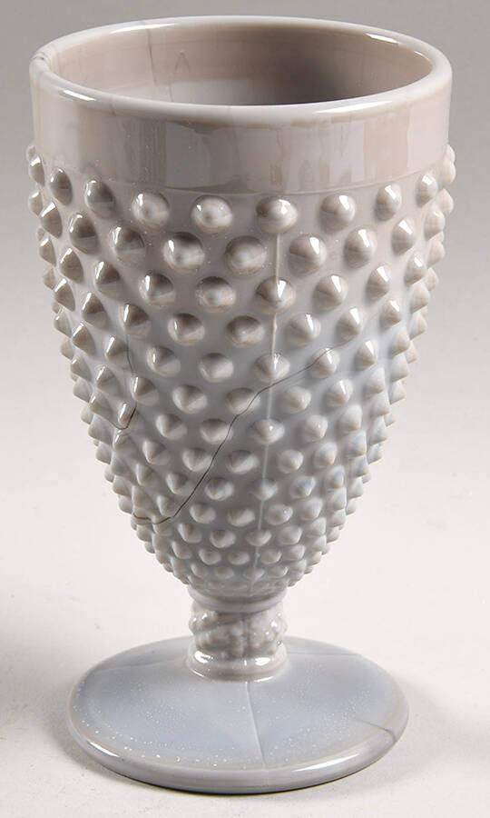 Gigi Marble Gray Water Goblet by Mosser (Ohio)-1