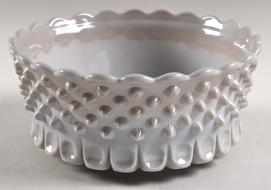 Gigi Marble Gray 8" Round Bowl by Mosser (Ohio)-1