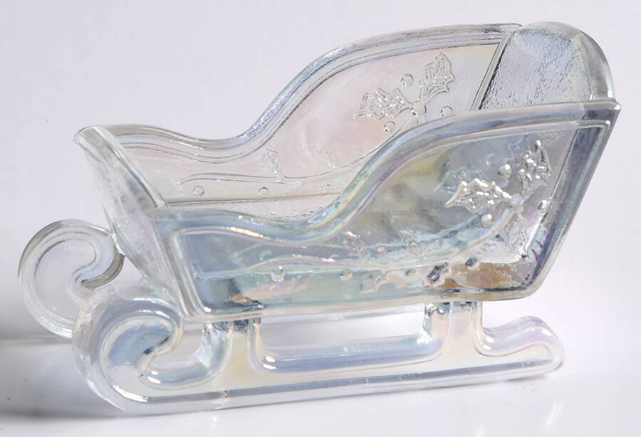 Holiday Animals & Figurines Small Sleigh Bowl by Mosser (Ohio)-1
