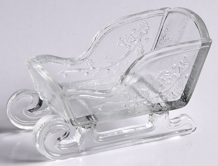 Holiday Animals & Figurines Small Sleigh Bowl by Mosser (Ohio)-1