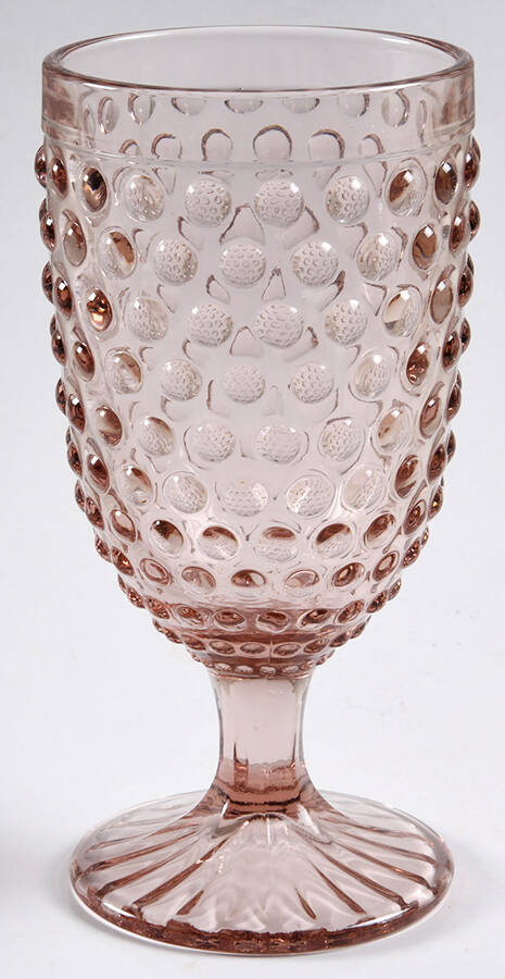Chauncey Pink Water Goblet by Martha Stewart-1