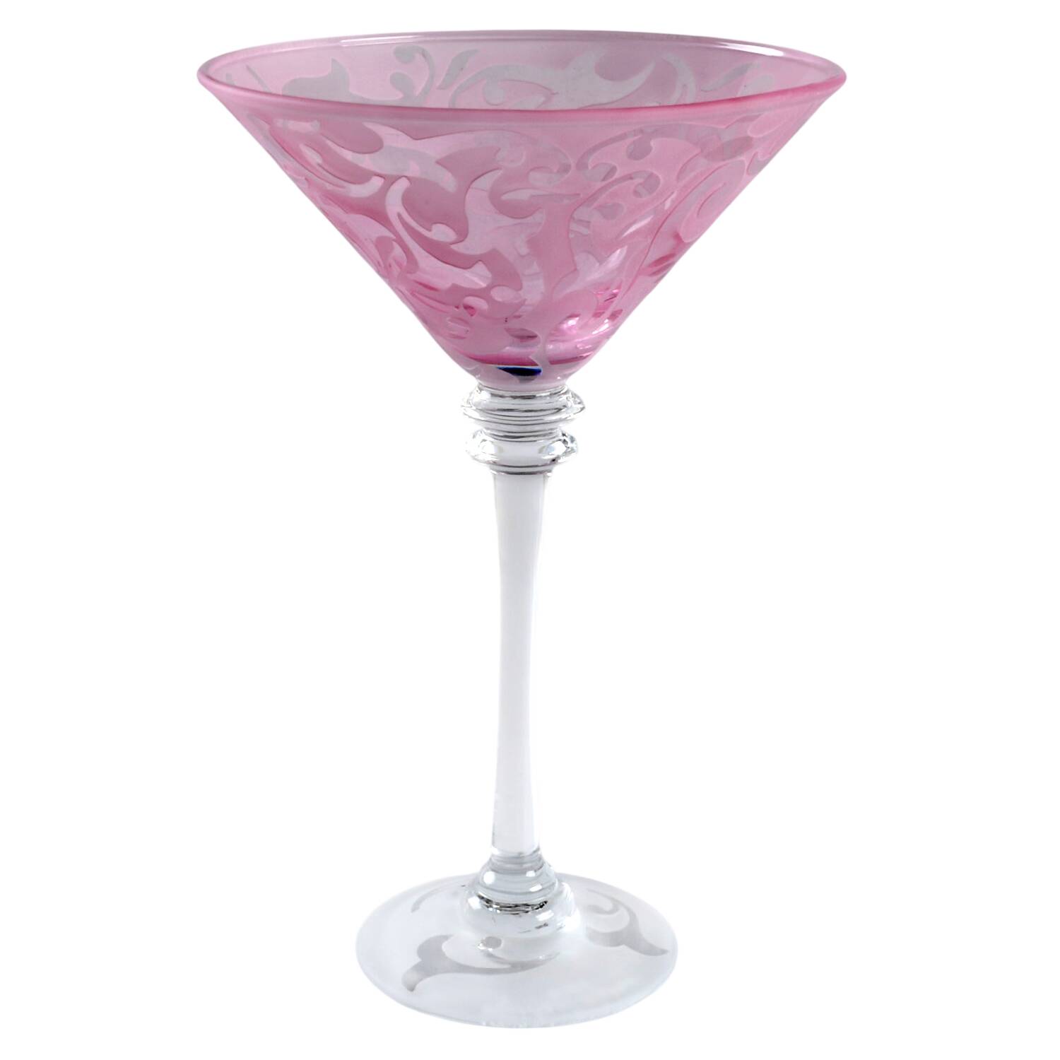 Elise Rose Martini Glass by Michael Weems-1