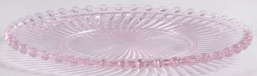 Pink Glassware Collection Salad/Dessert Plate by Martha Stewart-1