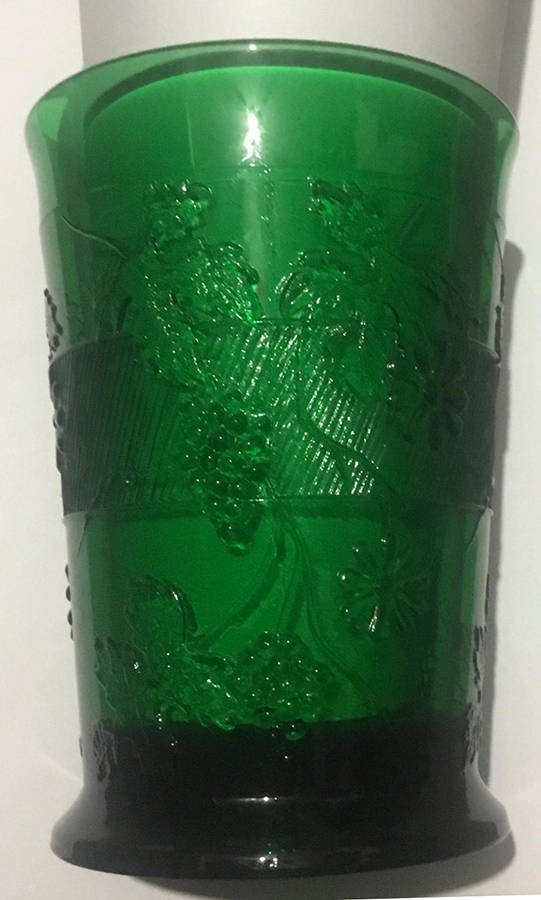 MSG1 Emerald Green Flat Tumbler by Mosser (Ohio)-1