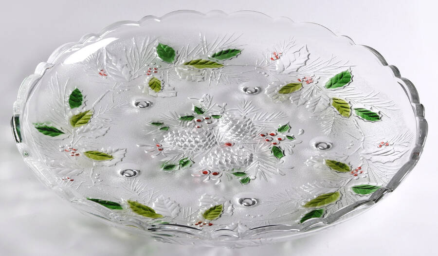 Winter Forest 14" Round Platter by Mikasa-1