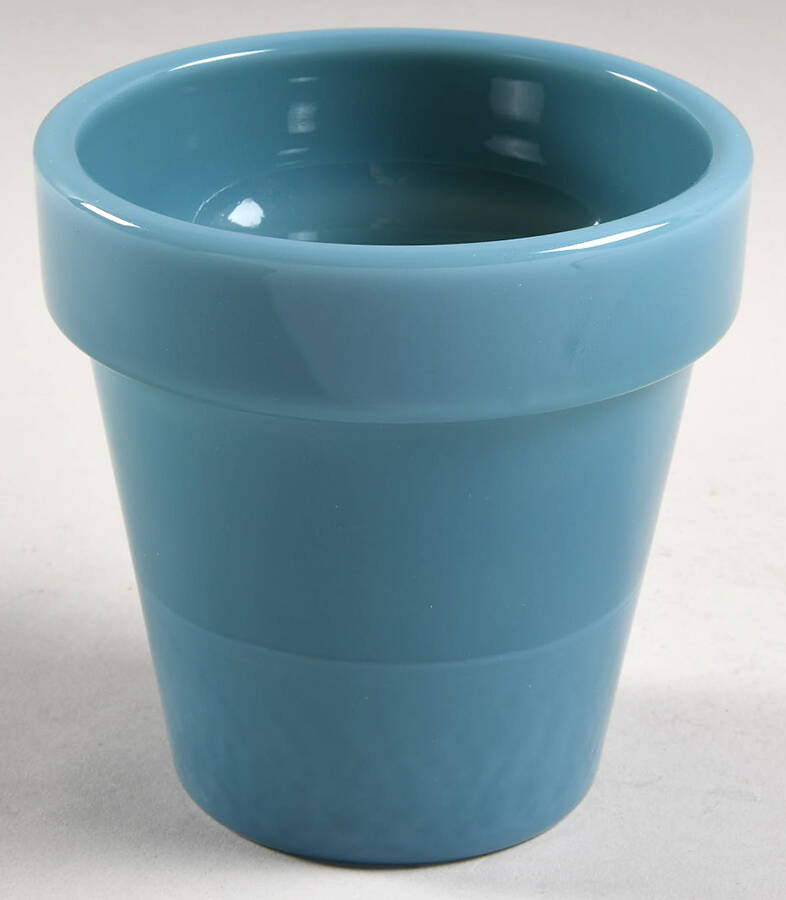 Georgia Blue Large Flower Pot by Mosser (Ohio)-1