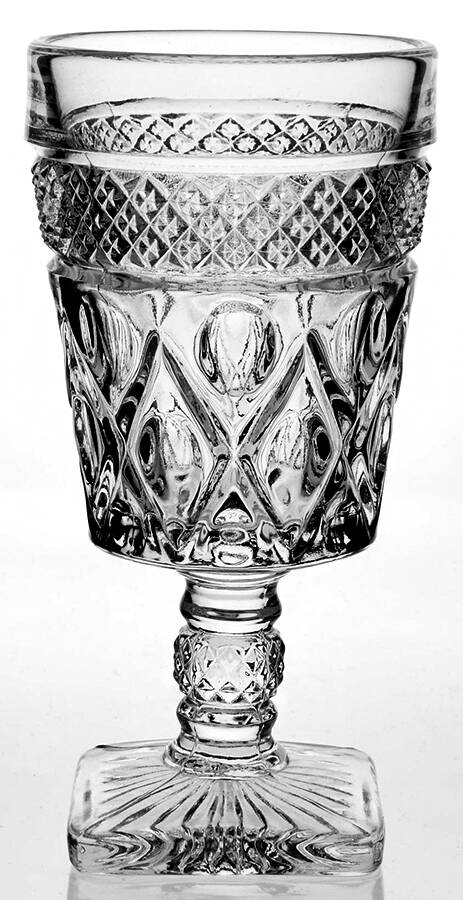 Cambridge Spirits Clear Water Goblet by Mosser (Ohio)-1