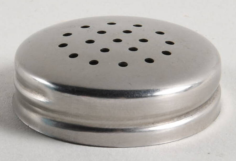 Panel Georgian Blue Metal Lid for Shaker by Mosser (Ohio)-1