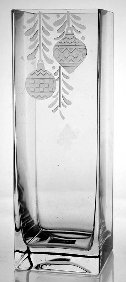 Hoilday Trimmings 11" Rectangular Vase by Mikasa-1