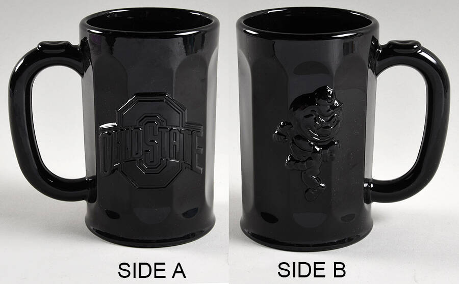 Ohio State University Black Beer Mug by Mosser (Ohio)-1