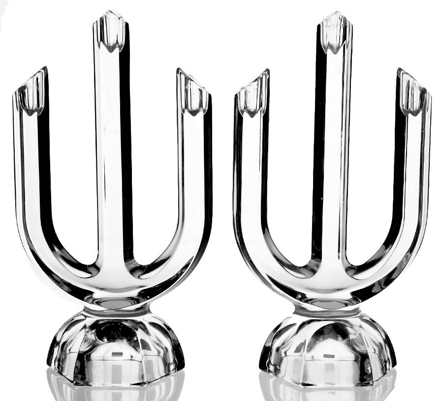 Giftware (Set of 2) 3 Light Candlestick by Marc Aurel-1