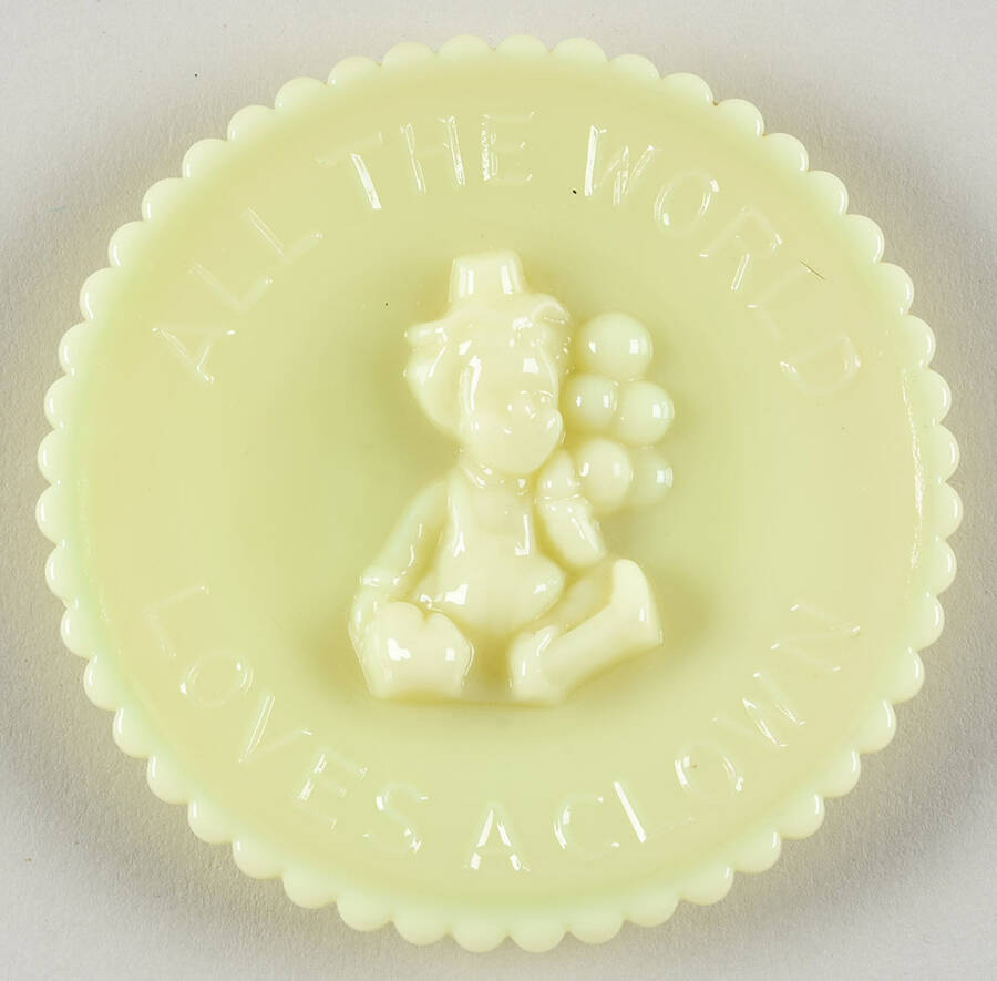 All the World Loves a Clown Plate Miniature Plate by Mosser (Ohio)-1