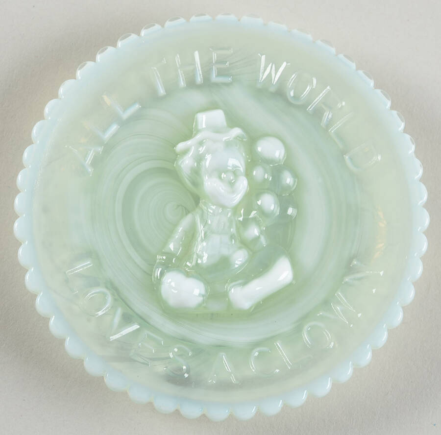 All the World Loves a Clown Plate Miniature Plate by Mosser (Ohio)-1