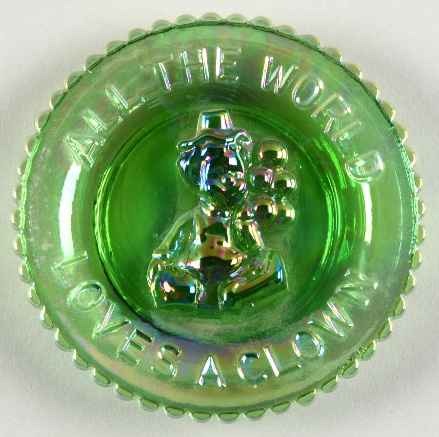 All the World Loves a Clown Plate Miniature Plate by Mosser (Ohio)-1