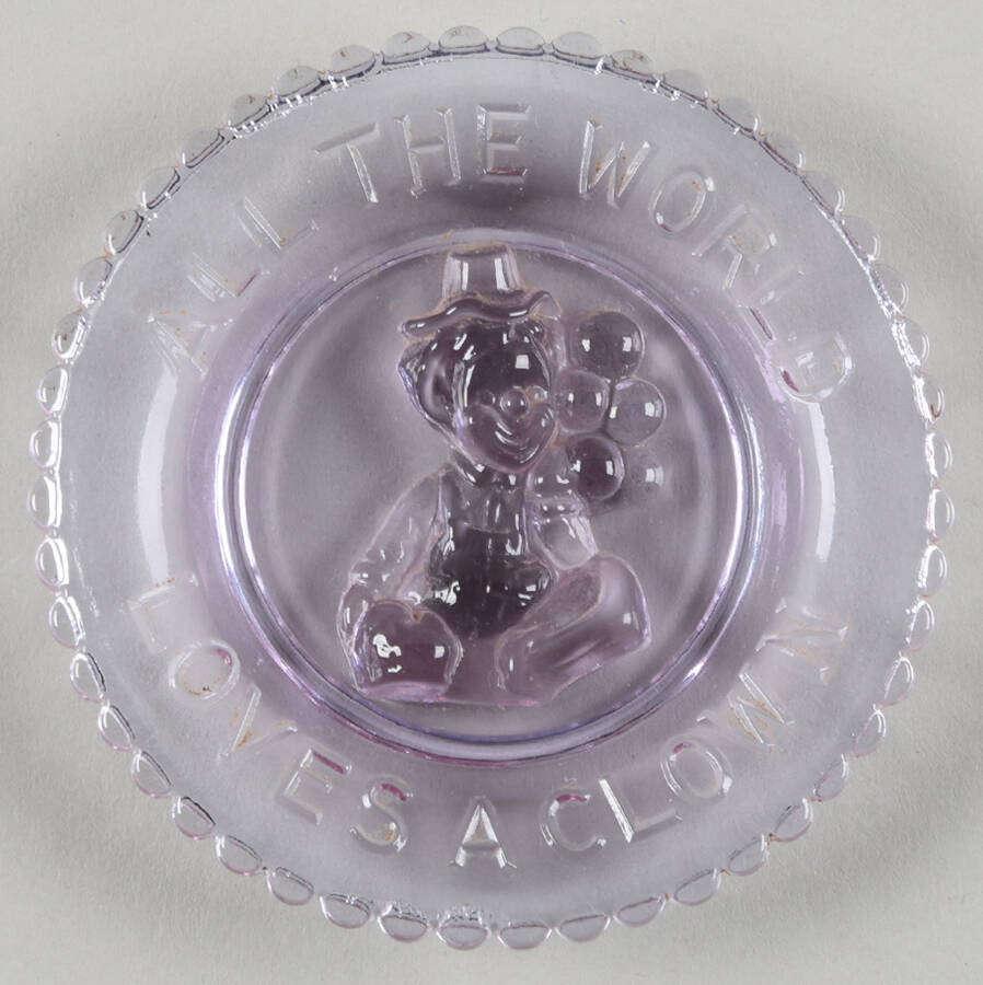 All the World Loves a Clown Plate Miniature Plate by Mosser (Ohio)-1