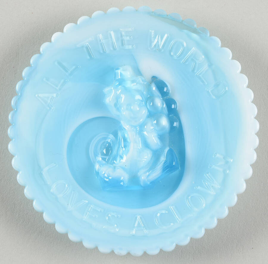 All the World Loves a Clown Plate Miniature Plate by Mosser (Ohio)-1