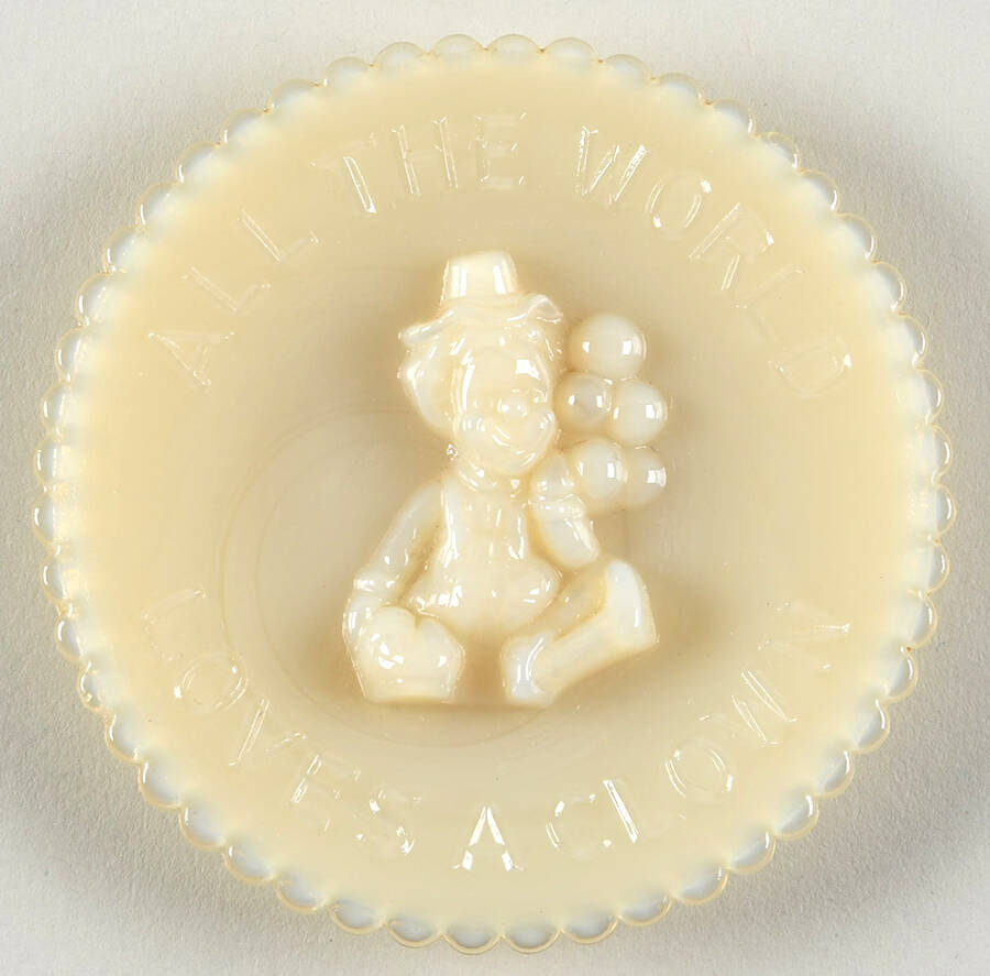 All the World Loves a Clown Plate Miniature Plate by Mosser (Ohio)-1