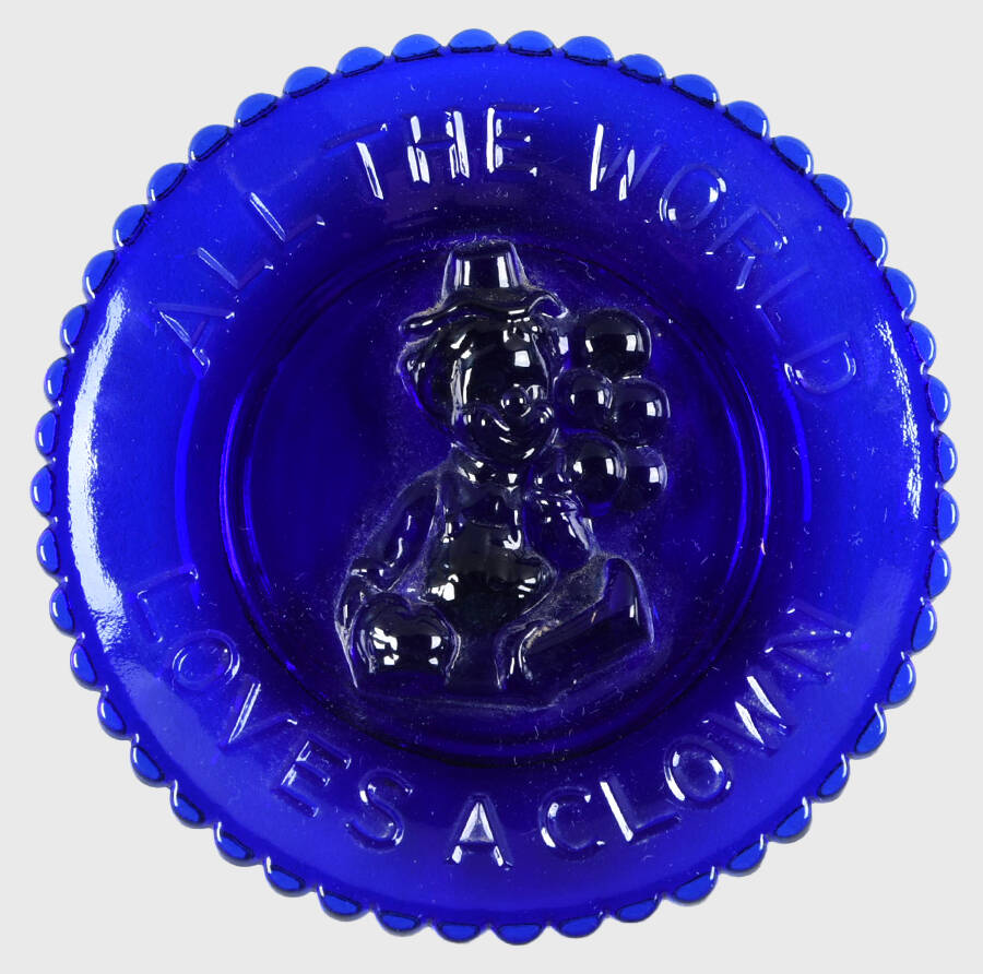 All the World Loves a Clown Plate Miniature Plate by Mosser (Ohio)-1