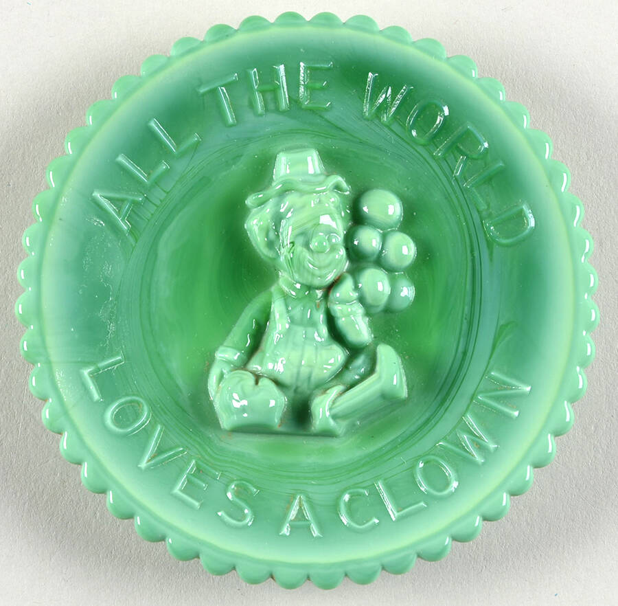 All the World Loves a Clown Plate Miniature Plate by Mosser (Ohio)-1