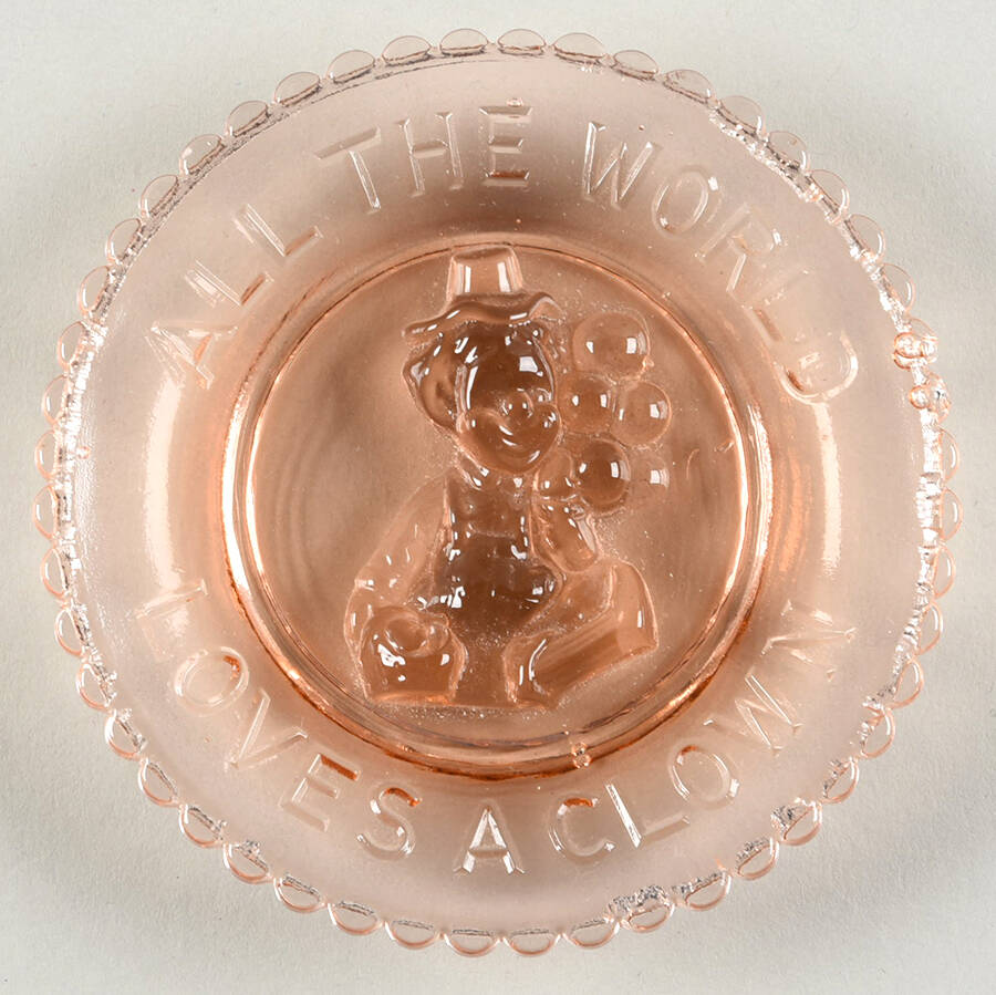 All the World Loves a Clown Plate Miniature Plate by Mosser (Ohio)-1