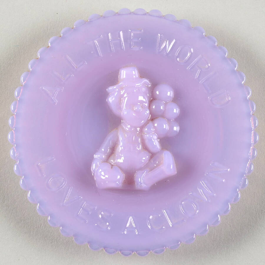 All the World Loves a Clown Plate Miniature Plate by Mosser (Ohio)-1