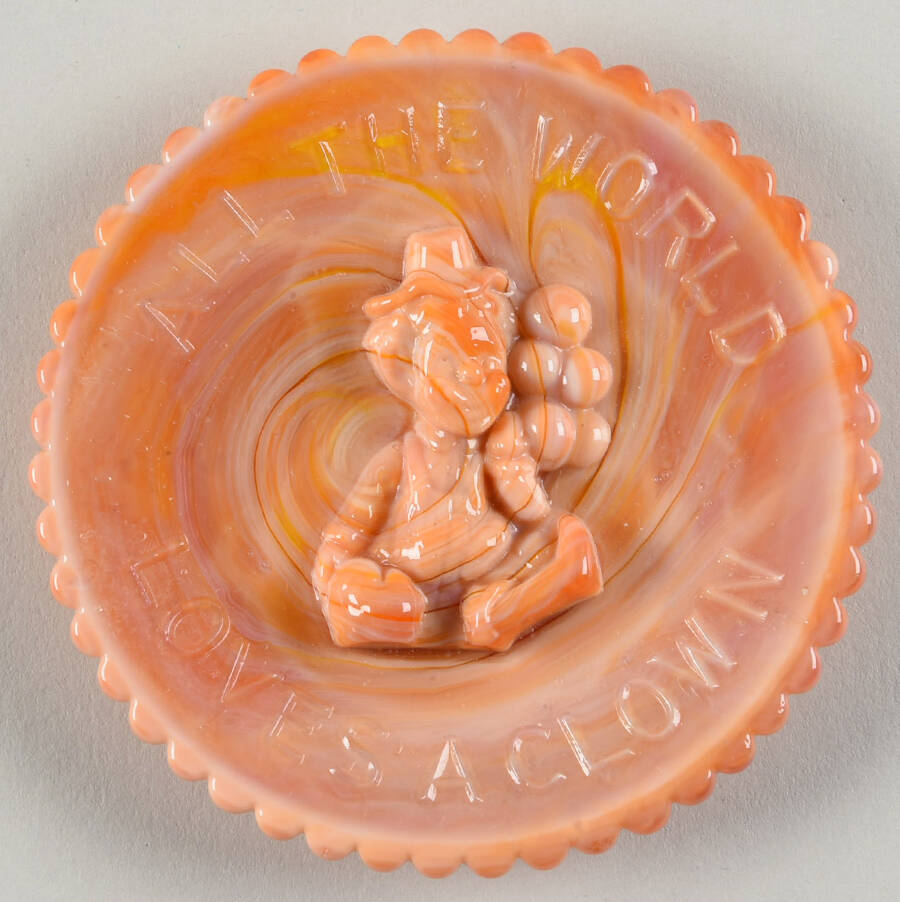 All the World Loves a Clown Plate Miniature Plate by Mosser (Ohio)-1