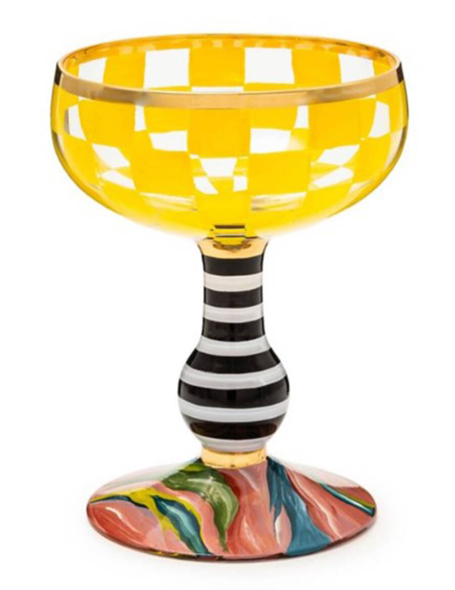 Carnival Champagne/Tall Sherbet by MacKenzie-Childs-1