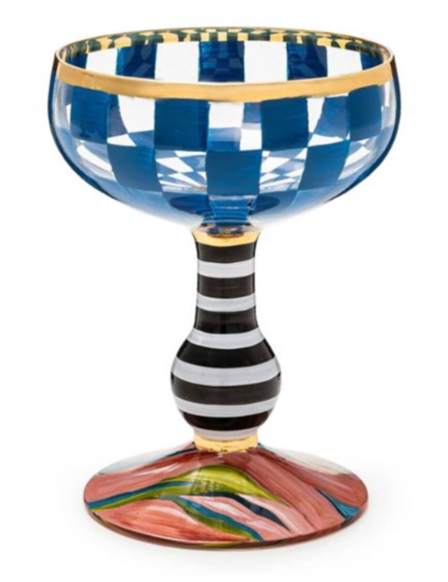 Carnival Champagne/Tall Sherbet by MacKenzie-Childs-1