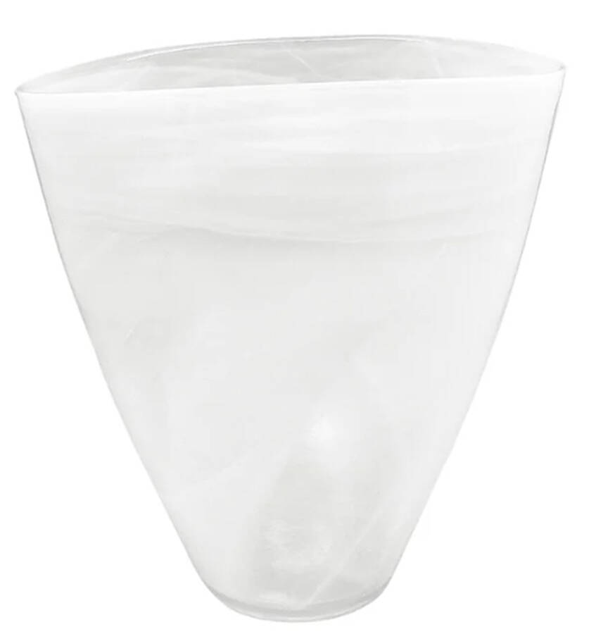 Alabaster (Dinnerware) 9" Flower Vase by Mariposa-1