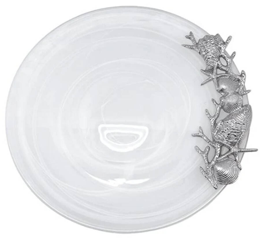 Alabaster (Dinnerware) 16" Round Platter by Mariposa-1