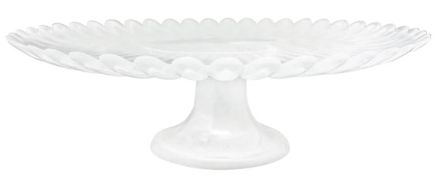 Alabaster (Dinnerware) 13" Diameter Cake Stand/Pedestal by Mariposa-1