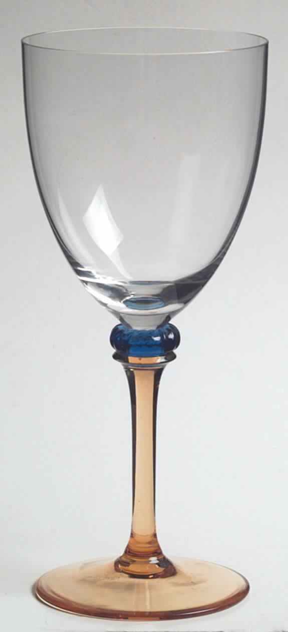 Acropolis Amber Water Goblet by Noritake-1