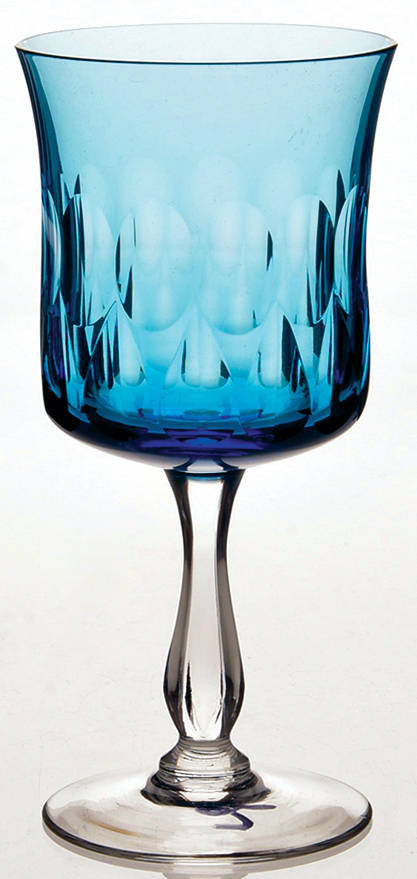 Aquarius Blue Wine Glass by Noritake-1