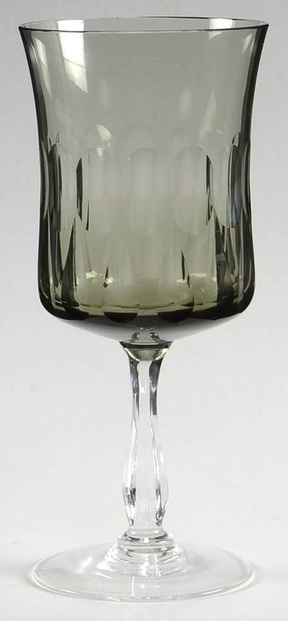 Aquarius Gray Water Goblet by Noritake-1