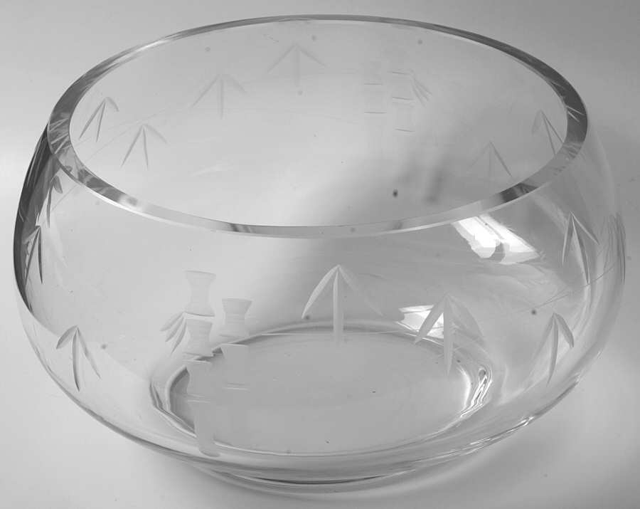 Bamboo (Smooth Stem) Punch Bowl by Noritake-1