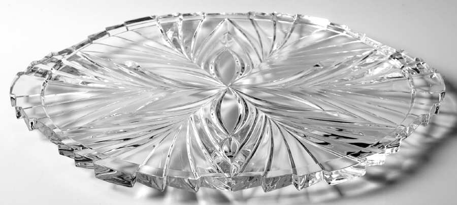 Crystal Treasury 13" Hostess Server/Tray by Noritake-1