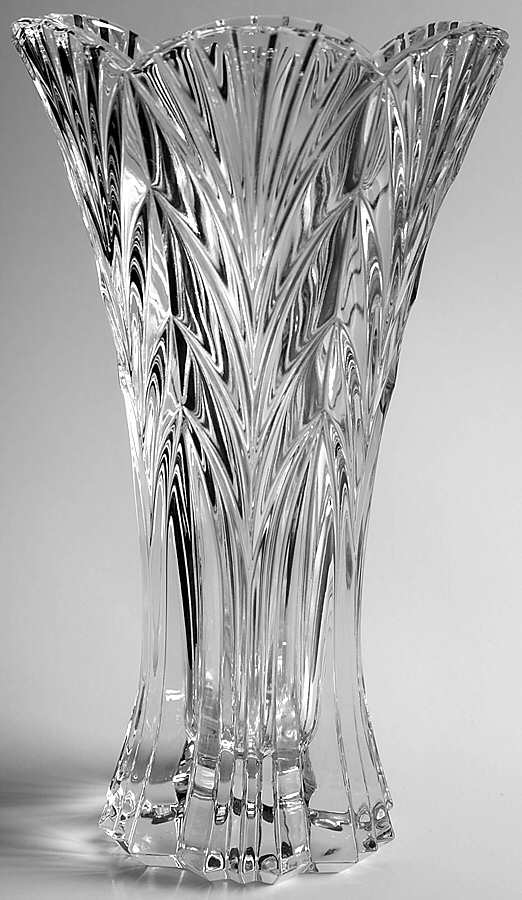 Crystal Treasury 10" Straight Vase by Noritake-1
