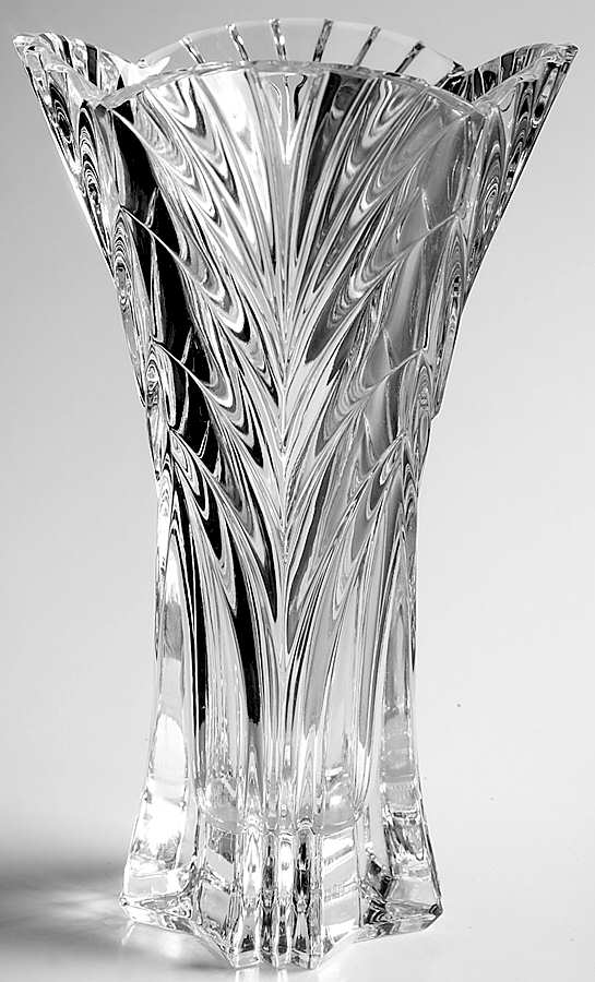 Crystal Treasury 8" Flower Vase by Noritake-1