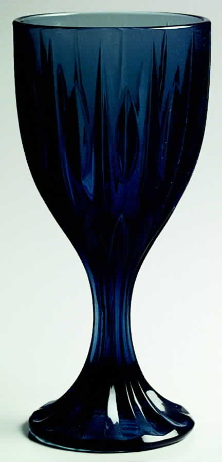 Entree-Dark Blue Water Goblet by Noritake-1