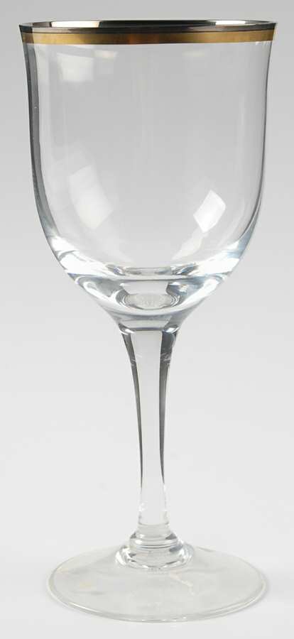 Gold & Platinum Water Goblet by Noritake-1