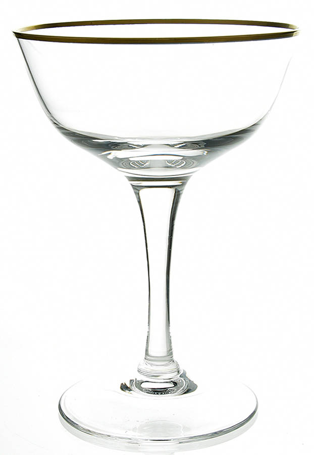 Heritage-Clear (Gold Trim) Champagne/Tall Sherbet by Noritake-1